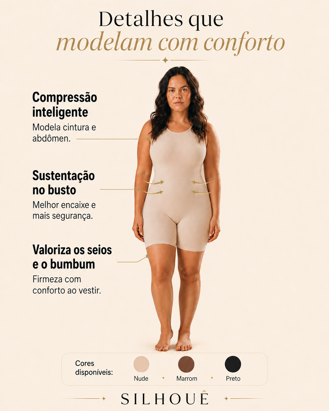 Body Modelador Essentiel — Silhouê