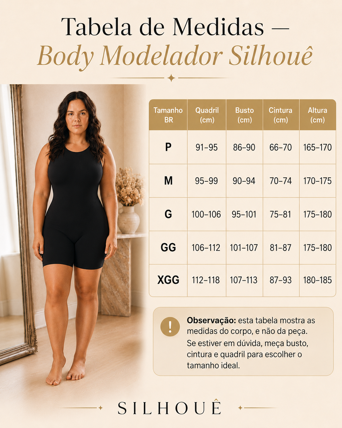 Body Modelador Essentiel — Silhouê