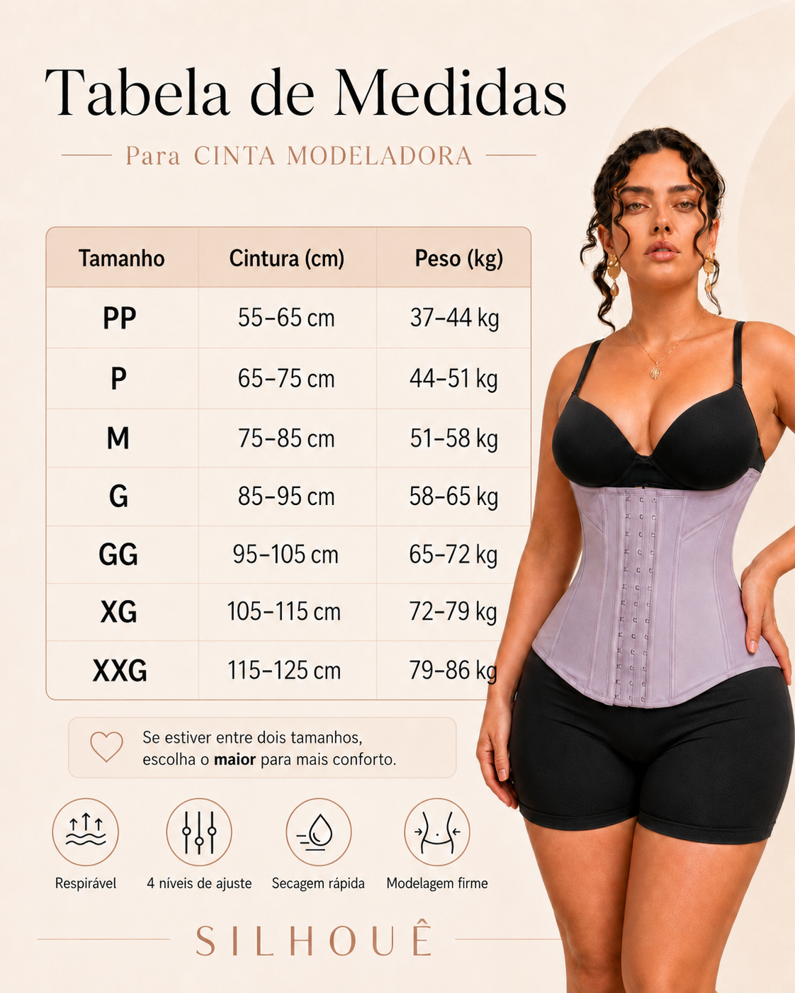 Cinta Modeladora Sculpt — Silhouê